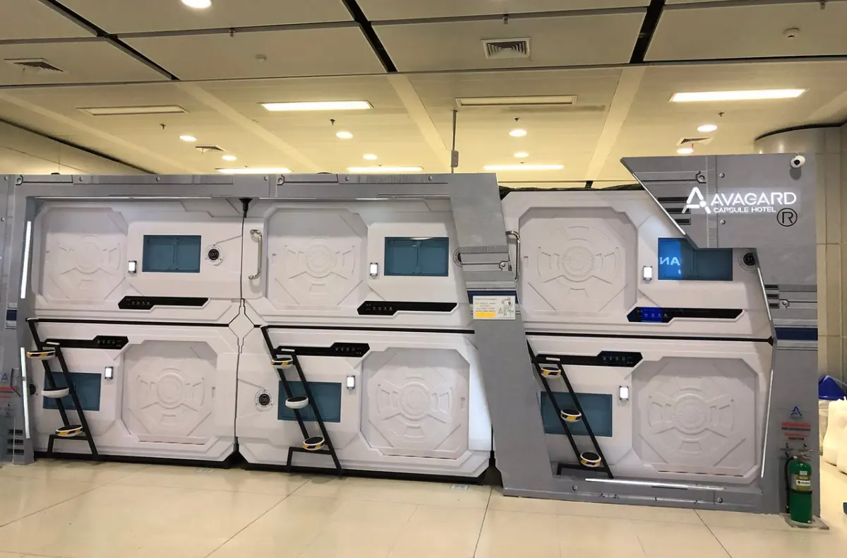 Avagard Capsule Hotel - где поспать в аэропорту Бангкока Суварнабуми